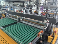 Automatische dubbelbaans zijverzegelende zakkenmaakmachine met dubbele servomotor