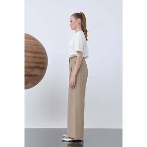 Pantalones Básicos Plisados de Visón para Mujer, Marca Soul, para Oficina y Uso Casual, Diseño Ligero y Cómodo con Detalles Elegantes - Product Image 4
