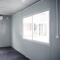 Maison préfabriquée en conteneur à plat de 20 pieds et 40 pieds, démontable, petite maison préfabriquée pour résidence, directement de l'usine