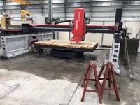 Machine à découper à pont pour pierre de granit et marbre au laser SQC700-4D/CNC