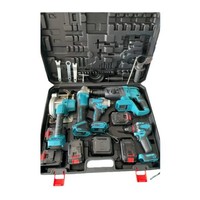Ensemble d'outils multifonctionnels sans balais haute puissance 5 pièces, kit d'outils électriques portables à batterie lithium