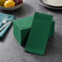 Serviettes de table jetables écologiques en papier Airlaid, douces et sans peluches, en rouleau, pour la restauration et les restaurants