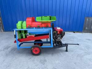 Sıcak satış çok fonksiyonlu kazanç fasulye mısır buğday sheller sheller makineleri tahıl harman makinesi mısır daneleme makinesi makinesi - Product Image 4