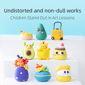 Ensemble d'argile ultra-légère COLOYOU 24 couleurs Non toxique <span class=keywords><strong>à</strong></span> l'air doux sec bricolage <span class=keywords><strong>pâte</strong></span> <span class=keywords><strong>à</strong></span> <span class=keywords><strong>modeler</strong></span> <span class=keywords><strong>pâte</strong></span> <span class=keywords><strong>à</strong></span> <span class=keywords><strong>modeler</strong></span> spéciale et Slime pour la <span class=keywords><strong>maternelle</strong></span> - Product Image 4