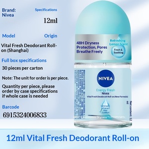 <span class=keywords><strong>Nivea</strong></span> Anti-transpirant longue durée Walking Bead Liquide Unisexe Agent corporel Multi-effets Sec Frais Suppression des odeurs Vente en gros - Product Image 6