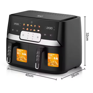 12L Multifunctional Healthy Oil Free Dual <b>Baskets</b> Digital <b>Air</b> <b>Fryer</b> Oven Electric Smart <b>Air</b> <b>Fryer</b> With <b>2</b> Independent <b>Baskets</b> - Product Image 5