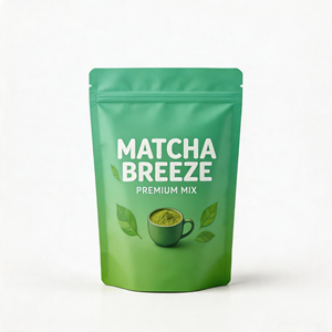 Sachets personnalisés imprimés en gros, directement de l'usine, pour l'emballage de poudre de matcha - Product Image 4