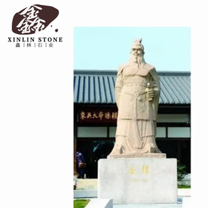 ประติมากรรมหินและสำริดสมัยใหม่รูปปั้นดวงอาทิตย์สำริดโรแมนติกของสามอาณาจักรแกะสลักสวนหินที่กำหนดเอง1.2m 1.5m 1.8m 2M - Product Image 1