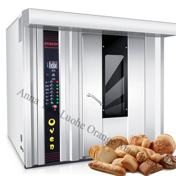 Cake Toaster baking rotary rack Gas bakery oven price Deck baking machine