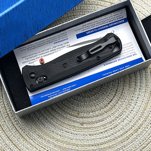 มีดพับพกพาอเนกประสงค์ BM535BK-4 ทนทาน เหมาะสำหรับการตั้งแคมป์กลางแจ้ง - Product Image 2