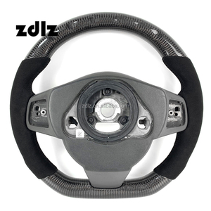 Volant personnalisé en fibre de carbone et daim noir pour <span class=keywords><strong>Jaguar</strong></span> F <span class=keywords><strong>TYPE</strong></span> SVR XE XFL F PACE <span class=keywords><strong>E</strong></span> PACE 2015-2025 - Product Image 6