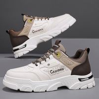 Chaussures de haute qualité pour hommes, nouvelles chaussures de sport rehaussantes pour le printemps, chaussures de skate décontractées pour jeunes, bottes basses