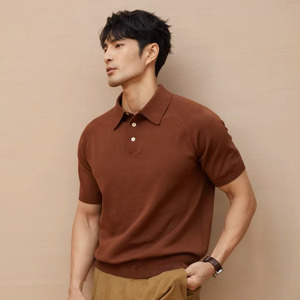 เสื้อโปโลแขนสั้นผู้ชายสไตล์ธุรกิจเข้ารูปสำหรับฤดูร้อน - Product Image 3