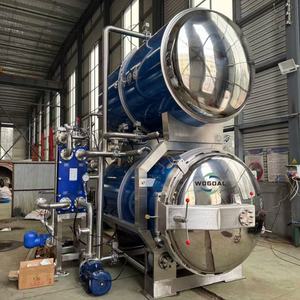 Nueva Máquina Esterilizadora de Alimentos Enlatados, <span class=keywords><strong>Autoclave</strong></span> de Inmersión en Agua con Calentamiento a Vapor Horizontal Automático - Product Image 3