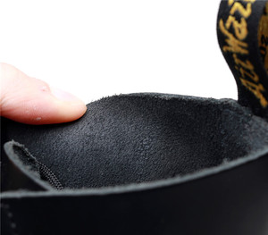Bottes de travail en cuir de vachette personnalisées de haute qualité pour adultes, fournies par l'usine, design tendance à tige haute, imperméables pour l'hiver - Product Image 4