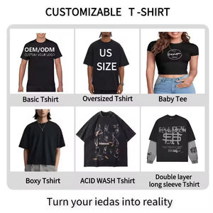 T-shirts courts en coton pour hommes, personnalisés avec logo, col rond, manches courtes, coupe oversize, impression sérigraphique motif animal, vente en gros - Product Image 6