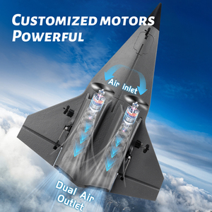 FX9672 2.4Ghz 4CH 6 <span class=keywords><strong>axes</strong></span> Gyroscopes <span class=keywords><strong>RC</strong></span> <span class=keywords><strong>avion</strong></span> jouets US Dark Star SR72 futur <span class=keywords><strong>avion</strong></span> de chasse <span class=keywords><strong>EPP</strong></span> mousse modèle Fixd-Wing passe-temps cadeaux - Product Image 4