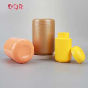 Pharmaceutical HDPE Storage Jar 230ml 550ml 750ml 1000ml 1200ml Wide Mouth Plastic Bottle for Protein <b>Milk</b> Powder - Product Image 3