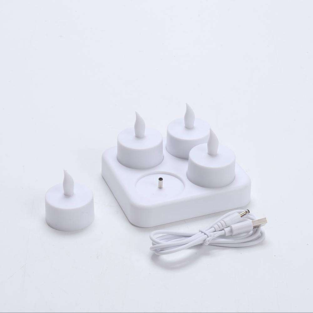 Set de 4 bougies No PP cup Pas de télécommande