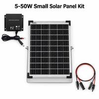Module de panneau solaire 10W 20W 30W avec contrôleur, câble, connecteur sur mesure, longueur de câble personnalisée, logo pour ventilateur solaire