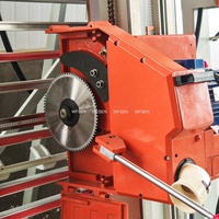 Scie à cadre verticale de précision WFSEN, scie à table coulissante, équipement d'usine de travail du bois, dispositif de protection de sécurité, moteur