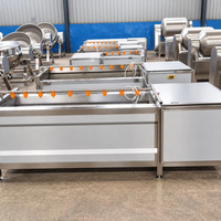 Fruit- en wortelgroente schilmachine met borstelrol voor het reinigen van aardappelen, gember en wortelen