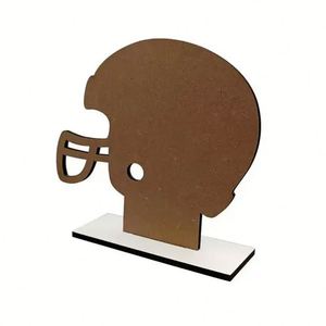 <b>White</b> Modern Stylish MDF Helmet Photo <b>Frame</b> Blanks for Sublimation and Heat Press with Custom Logo & Design - Product Image 4