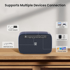 Proyector de TV con Sistema Operativo Linux Wupro/ODM, Diseño Moderno 2025, <span class=keywords><strong>800</strong></span> ANSI Lúmenes, con WIFI, Bluetooth, Enfoque Automático, Proyector Inteligente LED de Video - Product Image 5