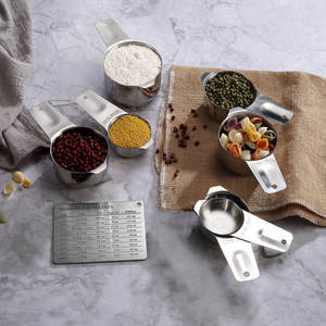 Juego <span class=keywords><strong>de</strong></span> tazas y cucharas medidoras para hornear, <span class=keywords><strong>implementos</strong></span> para hornear, taza medidora, herramienta <span class=keywords><strong>de</strong></span> medición <span class=keywords><strong>de</strong></span> <span class=keywords><strong>cocina</strong></span> para ingredientes secos y líquidos - Product Image 4