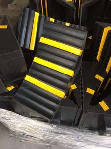 ทางลาดยาง kerb ทางลาดสำหรับรถยนต์ที่ขับเคลื่อนด้วยถนนที่เคลื่อนที่ได้มีความปลอดภัยสูง - Product Image 5