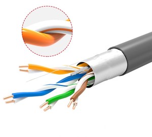 Cordon de raccordement intérieur extérieur Cat6 Cat6A Cat7 Cat8 SFTP 10M 20M 25M 30M 50M Câble réseau <span class=keywords><strong>Ethernet</strong></span> LAN Câbles de communication - Product Image 6