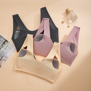 Reggiseno Femminile Senza Cuciture di Alta Qualità, Morbido, Wireless, Antiurto, Completamente Coperto, con <span class=keywords><strong>Apertura</strong></span> Frontale e Spalline Regolabili - Product Image 3