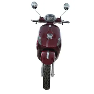 Scooter elétrico de 2 lugares com disco dianteiro e tambor traseiro, motor elétrico de 45 km/h 1000w para motocicleta adulto