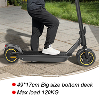 Abd EUR depo fabrika fiyat yeni E Scooter ön hidrolik süspansiyon katlanır ESMAX 2 tekerlek 10 inç elektrikli Scooter