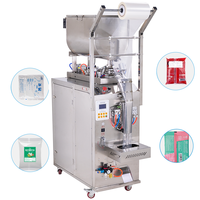 Machine de remplissage pneumatique entièrement automatique à scellage central-arrière, adaptée à la sauce tomate, à la sauce salade et à d'autres produits alimentaires