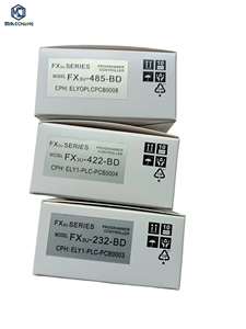 PLC โมดูลการขยายตัวของการสื่อสารด้วยเซนเซอร์คอนโทรลเลอร์แบบใหม่ดั้งเดิม FX3U-485BD 232-BD 422-BD - Product Image 1