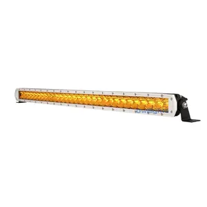 Baru Ultra ramping 7.5/11/21/31/41 inci baris tunggal lampu LED bar 35/50/100/150/200w lampu kerja LED untuk OffRoad SUV 4WD ATV