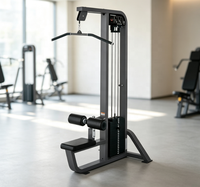 Peralatan Kebugaran Gym Komersial Mesin Lat Pulldown Beban Pin yang Dapat Disesuaikan, Tahan Lama, untuk Latihan Bahu dan Binaraga