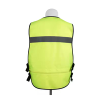 Veste de sécurité réfléchissante avec poche zippée, logo personnalisé, OEM ODM, gilet réfléchissant