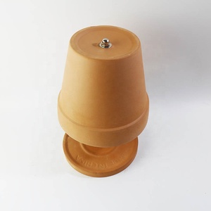 Chauffe-bougie <span class=keywords><strong>en</strong></span> <span class=keywords><strong>terre</strong></span> <span class=keywords><strong>cuite</strong></span> à double paroi, <span class=keywords><strong>en</strong></span> argile naturelle, pour luminaire décoratif - Product Image 5