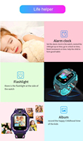 Q19B Kinder Smartwatch mit Android, GPS, SIM-Karte, SOS, Videoanruf, Nachrichtenfunktion, Touchscreen und Silikonarmband