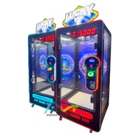 Machine automatique de jeu de coupe de prix de jouet en peluche à jetons
