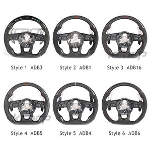 Volante Interamente in Pelle Adatto per <span class=keywords><strong>Audi</strong></span> A3 A4 A5 S3 S4 S5 RS3 RS4 RS5 RS6 RS7 B8.5 8P 8V B9 C7 A6 A7 A8 S6 S7 C6 R8 <span class=keywords><strong>TT</strong></span> TTRS C8 - Product Image 5