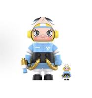 POPMART MEGA SPACE MOLLY 400%+100% POWERPUFF GIRLS Figurine d'action en PVC officielle d'anime verte, décoration de la maison, boîte mystère, cadeau
