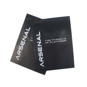 Bolsa de Correo de Polietileno Negra con Logotipo Personalizado de Fábrica, Impresa en Blanco, Impermeable, para Envíos Logísticos, Mensajería y Correo Postal - Product Image 1