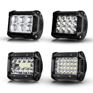 Factory Cheap 6led Offroad Auto Driving Working Lights Truck Car Two Rows 4inch 18W Led Work Light Bar