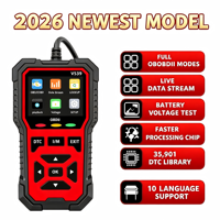 Escáner de Diagnóstico de Vehículos OBDII V539 Modelo 2026, Lector de Códigos de Error Automotriz, Herramienta de Programación Electrónica Automotriz