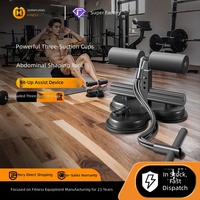 Appareil d'aide aux sit-ups à trois ventouses avec repose-pieds, équipement de fitness à domicile, entraîneur abdominal, tonificateur de ventre, support pour les jambes, appareil pour crunches Zhejiang