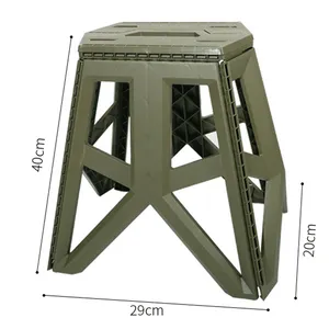 RTS Entai Outdoor Portable Folding Stool High Load-bearing Handle Design Folding Chairs Maza Camping Stool