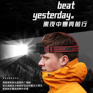 XHP50 High Power Rechargeable Led Headlamp With <b>Dimmer</b> For Fishing Outdoor Night Riding - Product Image 5